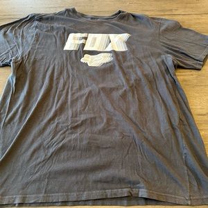 Men’s 2XL Fox Graphic T Dark Charcoal